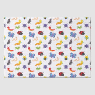 Leuk kleurrijk Bug Tissue Papier