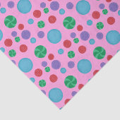 Leuk Kleurrijk Dimensionaal Polka Dots Tissue Papi Tissuepapier (Detail)