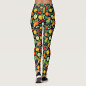 Leuk kleurrijk fruitig patroon leggings (Achterkant)