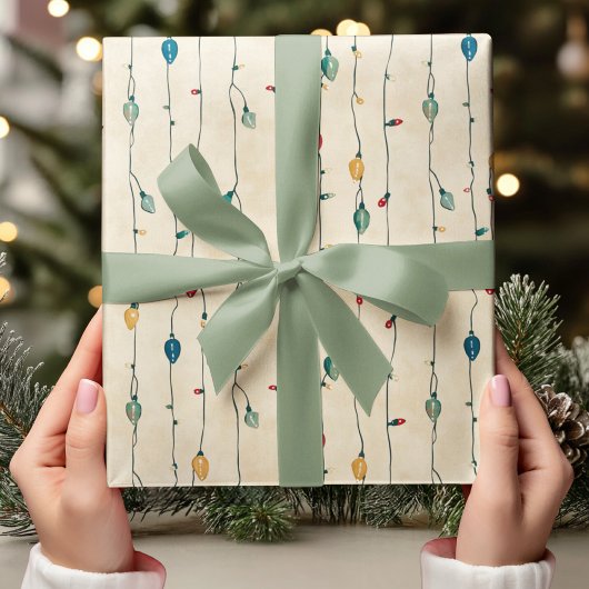  Leuk & Kleurrijk Kerststring Licht Cadeaupapier