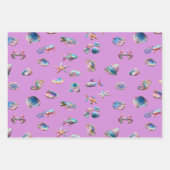 Leuk kleurrijk kustleven Zee nautisch Inpakpapier Vel (Voorkant 2)