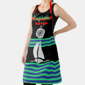 Leuk kleurrijk nautisch thema schort (Insitu)