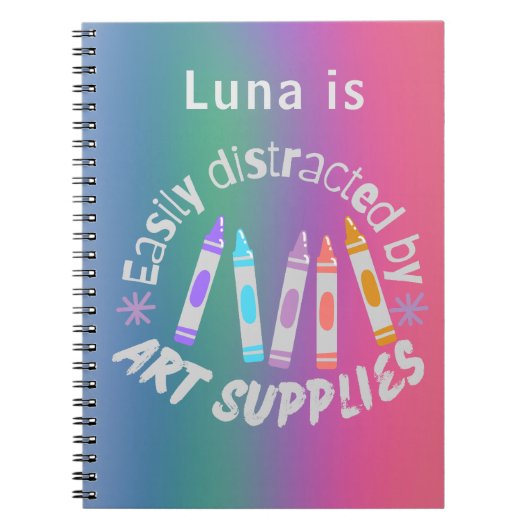 Leuk Kleurrijk Notitieboek (Voorkant)