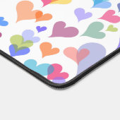 Leuk & Kleurrijk Pastel Hart Patroon Girly Kawaï Bureaumat (Hoek)