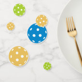 Leuk kleurrijk Pickleball verjaardagsfeestje Confetti (Groep)