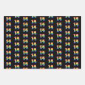 Leuk, kleurrijk, Rainbow Spectrum Patroon 14 Event Inpakpapier Vel (Voorkant)