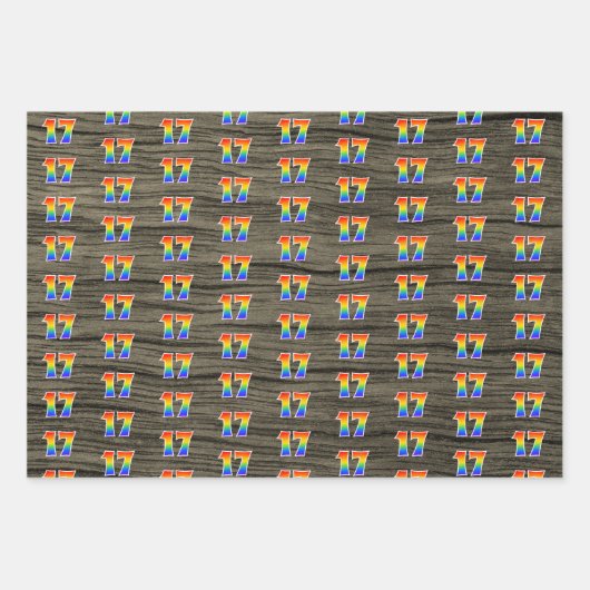 Leuk, kleurrijk, Rainbow Spectrum Patroon 17 Event Inpakpapier Vel (Voorkant 2)