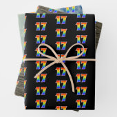 Leuk, kleurrijk, Rainbow Spectrum Patroon 17 Event Inpakpapier Vel (In situ)