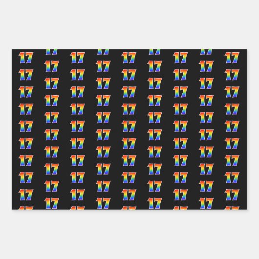 Leuk, kleurrijk, Rainbow Spectrum Patroon 17 Event Inpakpapier Vel (Voorkant)