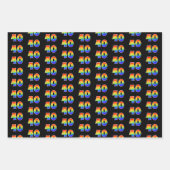 Leuk, kleurrijk, Rainbow Spectrum Patroon 40 Event Inpakpapier Vel (Voorkant)