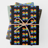 Leuk, kleurrijk, Rainbow Spectrum Pattern 24 Event Inpakpapier Vel (In situ)