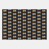 Leuk, kleurrijk, Rainbow Spectrum Pattern 24 Event Inpakpapier Vel (Voorkant)