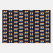 Leuk, kleurrijk, Rainbow Spectrum Pattern 33 Event Inpakpapier Vel (Voorkant)