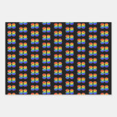 Leuk, kleurrijk, Rainbow Spectrum Pattern 38 Event Inpakpapier Vel (Voorkant)