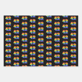 Leuk, kleurrijk, Rainbow Spectrum Pattern 42 Event Inpakpapier Vel (Voorkant)