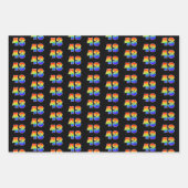 Leuk, kleurrijk, Rainbow Spectrum Pattern 43 Event Inpakpapier Vel (Voorkant)