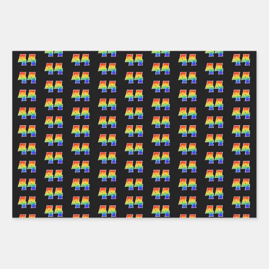 Leuk, kleurrijk, Rainbow Spectrum Pattern 44 Event Inpakpapier Vel (Voorkant)