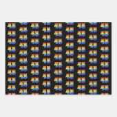 Leuk, kleurrijk, Rainbow Spectrum Pattern 45 Event Inpakpapier Vel (Voorkant)