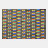 Leuk, kleurrijk, Rainbow Spectrum Pattern 48 Event Inpakpapier Vel (Voorkant 2)