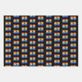 Leuk, kleurrijk, Rainbow Spectrum Pattern 53 Event Inpakpapier Vel (Voorkant)