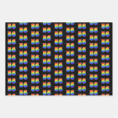 Leuk, kleurrijk, Rainbow Spectrum Pattern 56 Event Inpakpapier Vel (Voorkant)