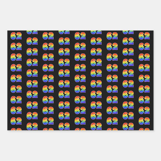 Leuk, kleurrijk, Rainbow Spectrum Pattern 62 Event Inpakpapier Vel (Voorkant)