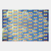 Leuk, kleurrijk, Rainbow Spectrum Pattern 65 Event Inpakpapier Vel (Voorkant 3)