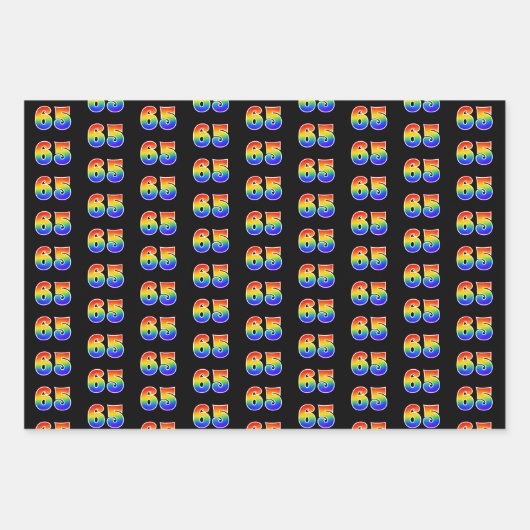 Leuk, kleurrijk, Rainbow Spectrum Pattern 65 Event Inpakpapier Vel (Voorkant)