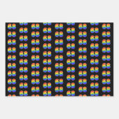 Leuk, kleurrijk, Rainbow Spectrum Pattern 68 Event Inpakpapier Vel (Voorkant)