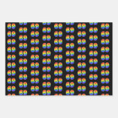Leuk, kleurrijk, Rainbow Spectrum Pattern 69 Event Inpakpapier Vel (Voorkant)