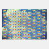 Leuk, kleurrijk, Rainbow Spectrum Pattern 74 Event Inpakpapier Vel (Voorkant 3)