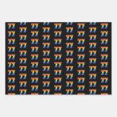 Leuk, kleurrijk, Rainbow Spectrum Pattern 77 Event Inpakpapier Vel (Voorkant)