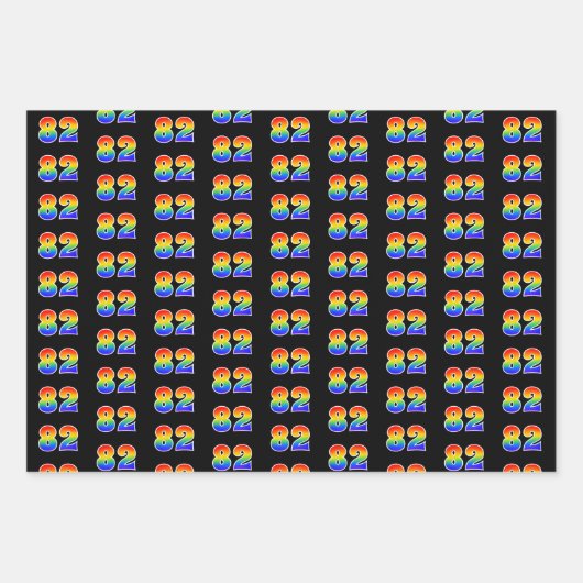 Leuk, kleurrijk, Rainbow Spectrum Pattern 82 Event Inpakpapier Vel (Voorkant)