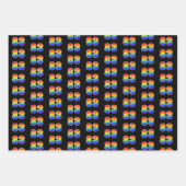 Leuk, kleurrijk, Rainbow Spectrum Pattern 83 Event Inpakpapier Vel (Voorkant)