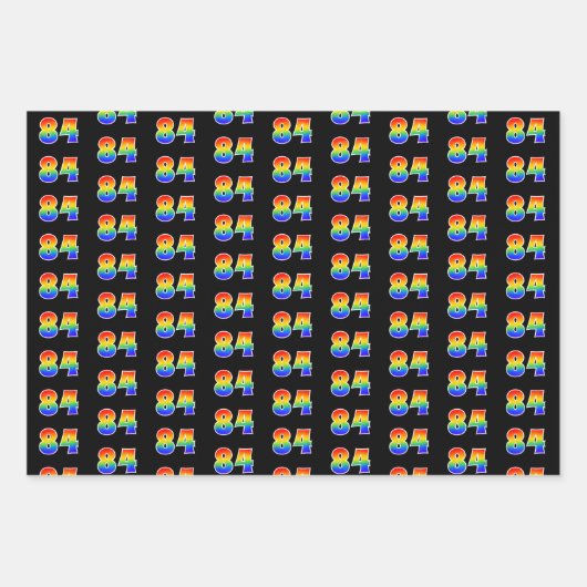 Leuk, kleurrijk, Rainbow Spectrum Pattern 84 Event Inpakpapier Vel (Voorkant)