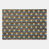 Leuk, kleurrijk, Rainbow Spectrum Pattern 8 Event  Inpakpapier Vel (Voorkant 2)