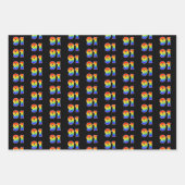 Leuk, kleurrijk, Rainbow Spectrum Pattern 91 Event Inpakpapier Vel (Voorkant)