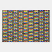 Leuk, kleurrijk, Rainbow Spectrum Pattern 94 Event Inpakpapier Vel (Voorkant 2)