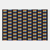 Leuk, kleurrijk, Rainbow Spectrum Pattern 95 Event Inpakpapier Vel (Voorkant)