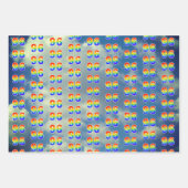 Leuk, kleurrijk, Rainbow Spectrum Pattern 96 Event Inpakpapier Vel (Voorkant 3)