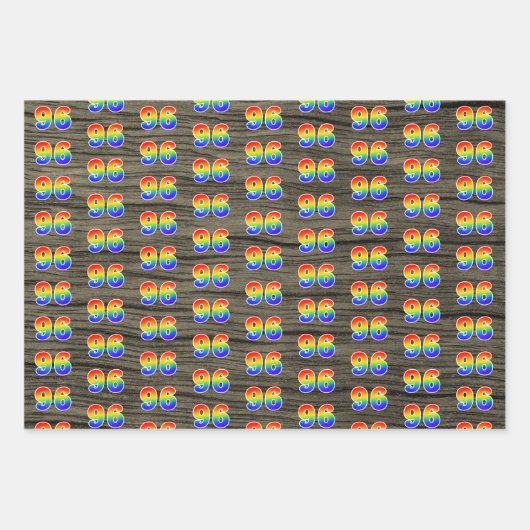 Leuk, kleurrijk, Rainbow Spectrum Pattern 96 Event Inpakpapier Vel (Voorkant 2)