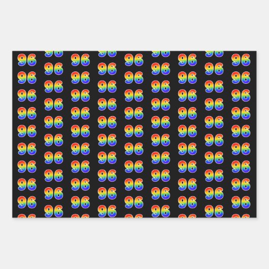 Leuk, kleurrijk, Rainbow Spectrum Pattern 96 Event Inpakpapier Vel (Voorkant)