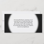 Leuk, Kleurrijk, Regenboog Uitzicht "DANK JE!" Bedankkaart (Achterkant)