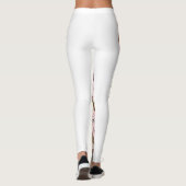 Leuk kleurrijk stripfiguur leggings (Achterkant)