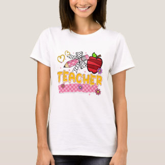 Leuk Kleurrijk T-Shirt met Lettertype voor Leraren