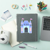 Leuk kleurrijk Themapark Style Castle Sticker (iPad Cover)