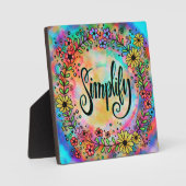 Leuk Kleurrijk  Vereenvoudig Fotoplaat (Voorkant)