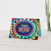 Leuk Kleurrijke Verjaardag Vrolijk Leuk Modern Kaart (Voorkant)