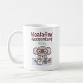 Leuk Koala Beer Koalafied Accountant Grappig cadea Koffiemok (Links)