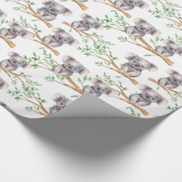 Leuk Koala Beer op boomtak Cadeaupapier